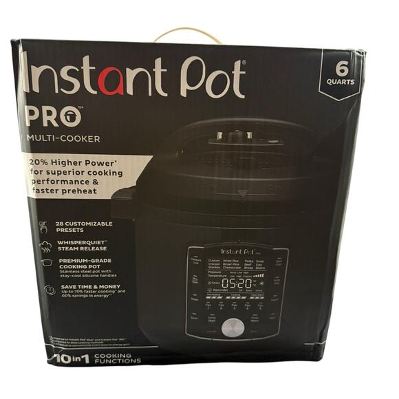Instant Pot Pro 6 Quart Multi-Use Pressure Cooker - New - Picture 4 of 4